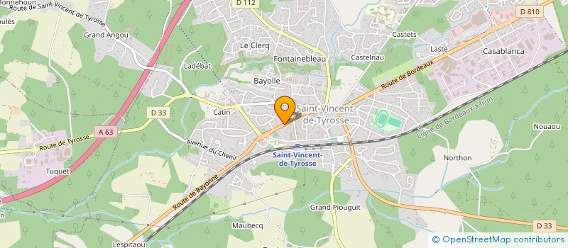 localisation de l'entreprise MONSIEUR ABDERRAHIM KARAM à SAINT-VINCENT-DE-TYROSSE