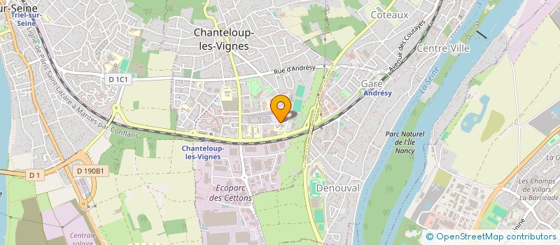 localisation de l'entreprise MONSIEUR ABDERRAHIM KARTI  CHANTELOUP-LES-VIGNES