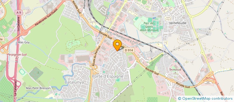 localisation de l'entreprise MONSIEUR ABDERRAHIM KHAIROUN à PERPIGNAN