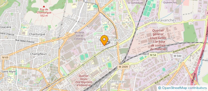 localisation de l'entreprise MONSIEUR ABDERRAHIM KHECHANE  CLERMONT-FERRAND