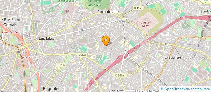 localisation de l'entreprise MONSIEUR ABDERRAHIM KHERICI à BAGNOLET