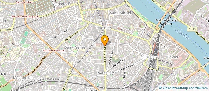 localisation de l'entreprise MONSIEUR ABDERRAHIM KOURICHI  BORDEAUX