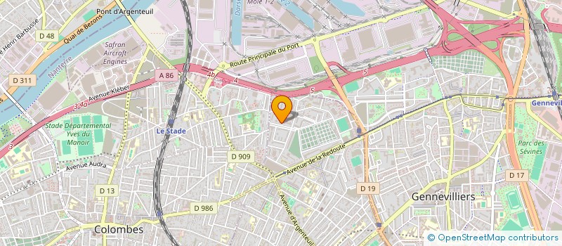 localisation de l'entreprise MONSIEUR ABDERRAHIM MALKI  ASNIERES-SUR-SEINE