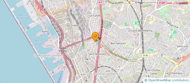localisation de l'entreprise MONSIEUR ABDERRAHIM MERESROUR à MARSEILLE