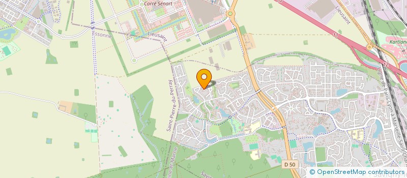 localisation de l'entreprise MONSIEUR ABDERRAHIM MOUMEN  SAVIGNY-LE-TEMPLE