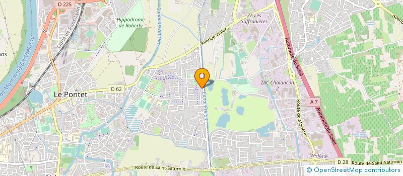 localisation de l'entreprise MONSIEUR ABDERRAHIM NEMMA  LE PONTET