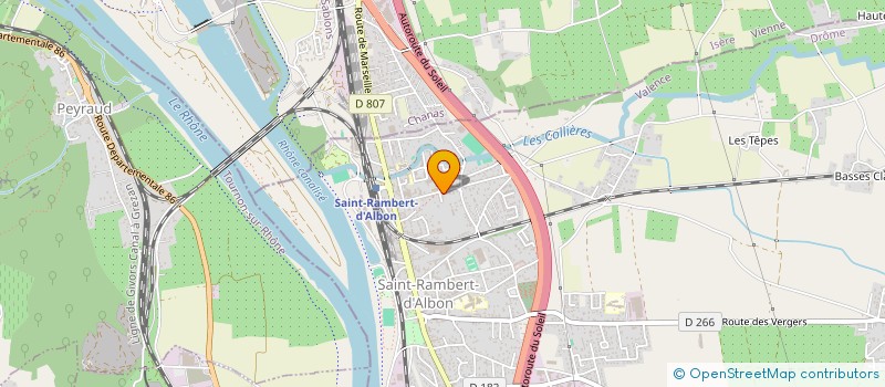 localisation de l'entreprise MONSIEUR ABDERRAHIM ORFI  SAINT-RAMBERT-D'ALBON