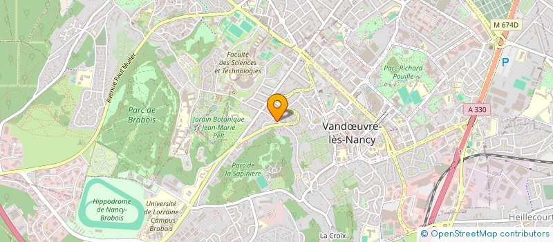 localisation de l'entreprise MONSIEUR ABDERRAHIM OUSSALAH  VANDUVRE-LES-NANCY