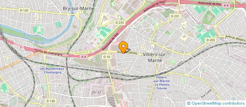 localisation de l'entreprise MONSIEUR ABDERRAHIM RAZZOUK à VILLIERS-SUR-MARNE
