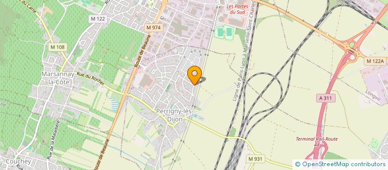 localisation de l'entreprise MONSIEUR ABDERRAHIM RHANNAOUI  PERRIGNY-LES-DIJON