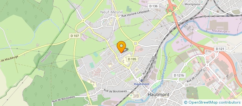 localisation de l'entreprise MONSIEUR ABDERRAHIM SAYAH à HAUTMONT
