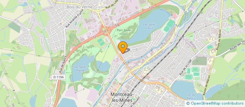 localisation de l'entreprise MONSIEUR ABDERRAHIM TALBI  MONTCEAU-LES-MINES