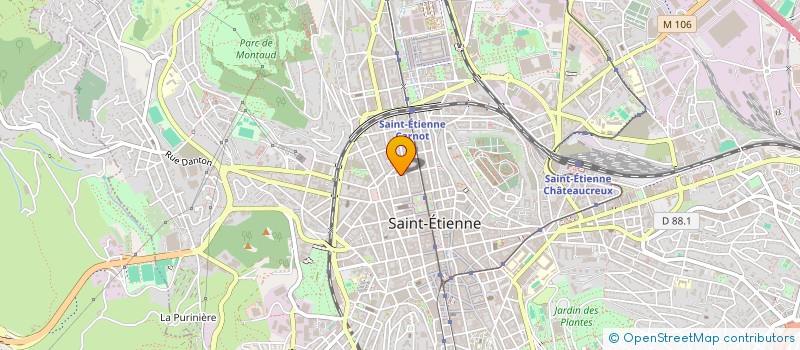 localisation de l'entreprise MONSIEUR ABDERRAHIM WAHMANE  SAINT-ETIENNE