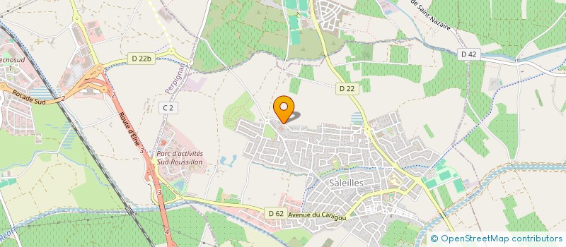 localisation de l'entreprise MONSIEUR ABDERRAHIM ZENAFI  SALEILLES