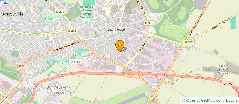 localisation de l'entreprise MONSIEUR ABDERRAHIM ZOUBIR à GONESSE