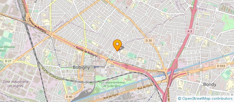 localisation de l'entreprise MONSIEUR ABDERRAHIME ALIOUAT à BOBIGNY