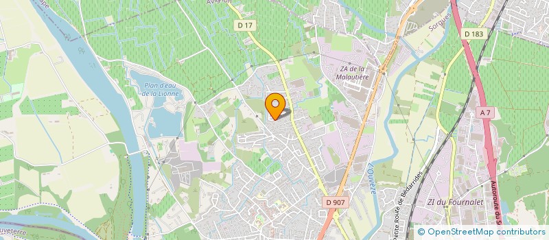 localisation de l'entreprise MONSIEUR ABDERRAHMAN AHIDAR  LE PONTET