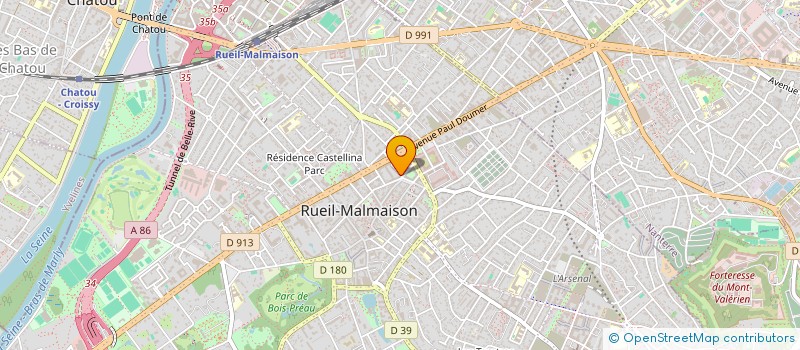 localisation de l'entreprise MONSIEUR ABDERRAHMAN AISSI à RUEIL-MALMAISON