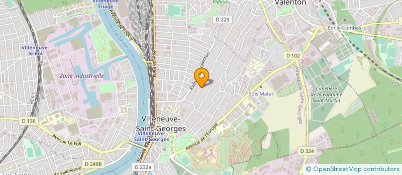 localisation de l'entreprise MONSIEUR ABDERRAHMAN AZZOUZI  VILLENEUVE-SAINT-GEORGES