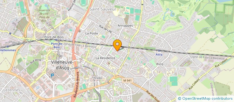 localisation de l'entreprise MONSIEUR ABDERRAHMAN BEN-HADDOU  VILLENEUVE-D'ASCQ