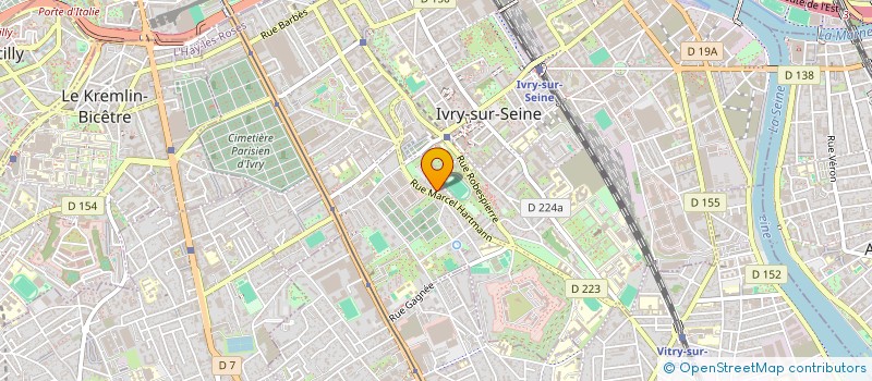 localisation de l'entreprise MONSIEUR ABDERRAHMAN BENAROUS  IVRY-SUR-SEINE