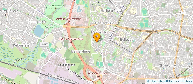 localisation de l'entreprise MONSIEUR ABDERRAHMAN BENBOUAZZA à SAINT-HERBLAIN