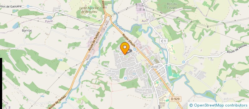 localisation de l'entreprise MONSIEUR ABDERRAHMAN BENNIS  PAVIE