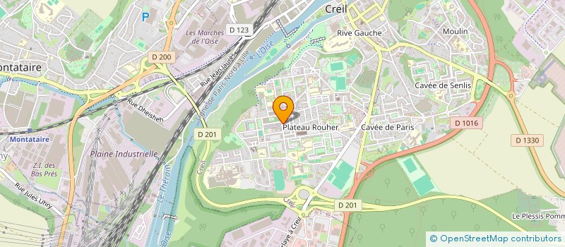 localisation de l'entreprise MONSIEUR ABDERRAHMAN BIJJA à CREIL