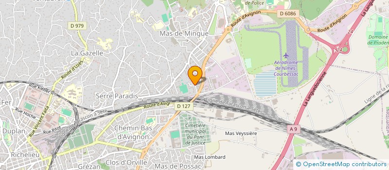 localisation de l'entreprise MONSIEUR ABDERRAHMAN BOUARKAB  NIMES