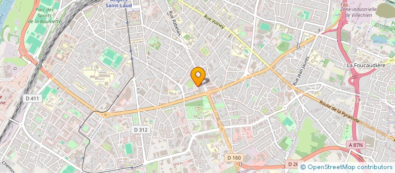 localisation de l'entreprise MONSIEUR ABDERRAHMAN BOUKOBAA à ANGERS