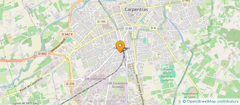 localisation de l'entreprise MONSIEUR ABDERRAHMAN BOULMAOUI  CARPENTRAS