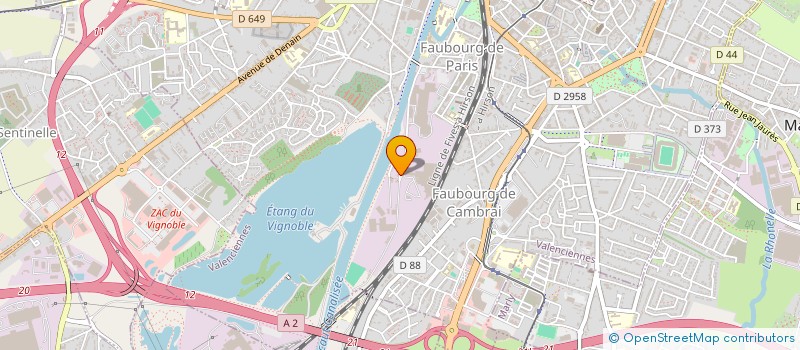 localisation de l'entreprise MONSIEUR ABDERRAHMAN EL AARBAOUI  VALENCIENNES