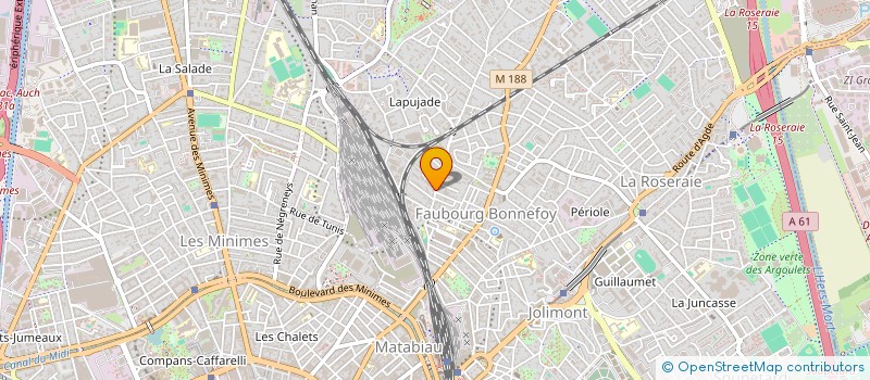 localisation de l'entreprise MONSIEUR ABDERRAHMAN EL HADAJ  TOULOUSE