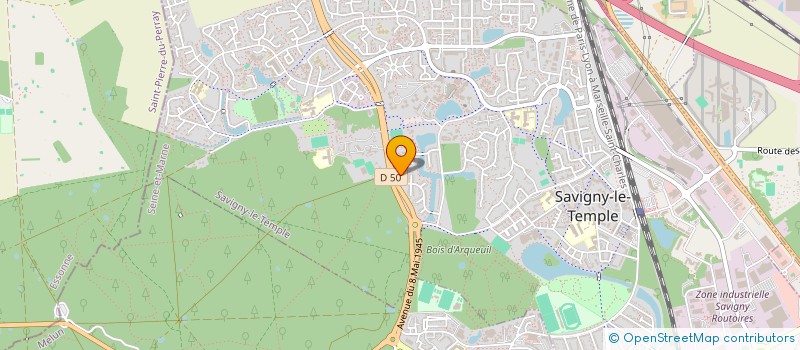 localisation de l'entreprise MONSIEUR ABDERRAHMAN EL HARY  SAVIGNY-LE-TEMPLE