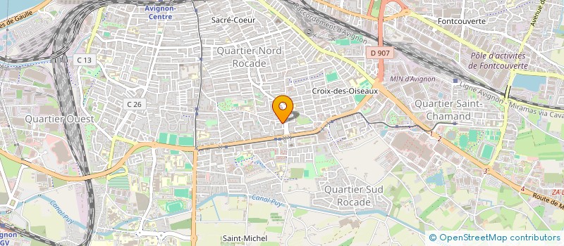 localisation de l'entreprise MONSIEUR ABDERRAHMAN EL MTAOUAT  AVIGNON