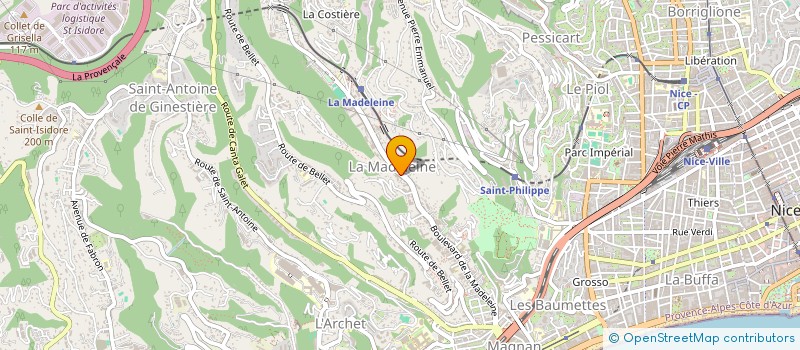 localisation de l'entreprise MONSIEUR ABDERRAHMAN ESSEBBAR à NICE