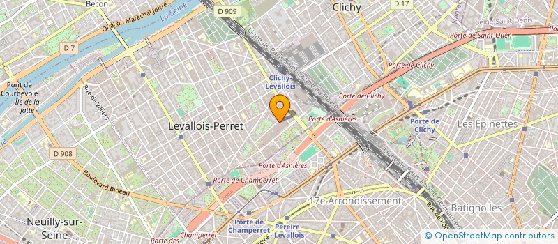 localisation de l'entreprise MONSIEUR ABDERRAHMAN ETTMANI à LEVALLOIS-PERRET