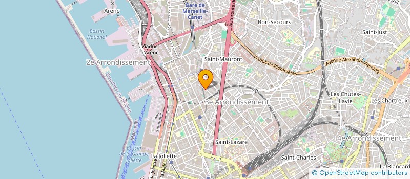 localisation de l'entreprise MONSIEUR ABDERRAHMAN HABHAB  MARSEILLE