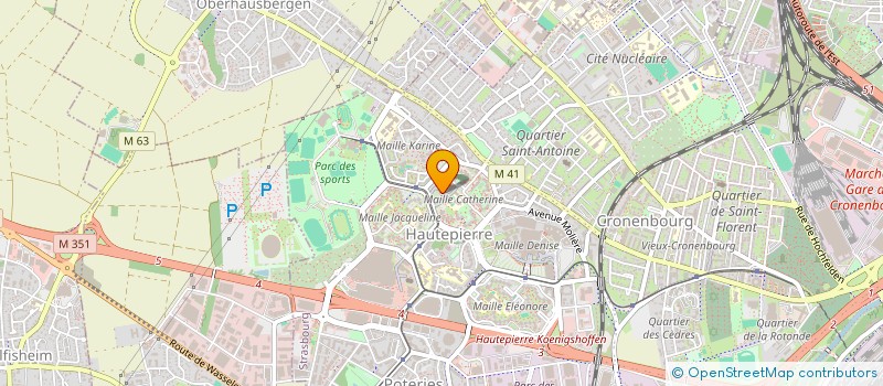 localisation de l'entreprise MONSIEUR ABDERRAHMAN HIMMI à STRASBOURG