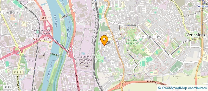 localisation de l'entreprise MONSIEUR ABDERRAHMAN MESSAI  ST FONS