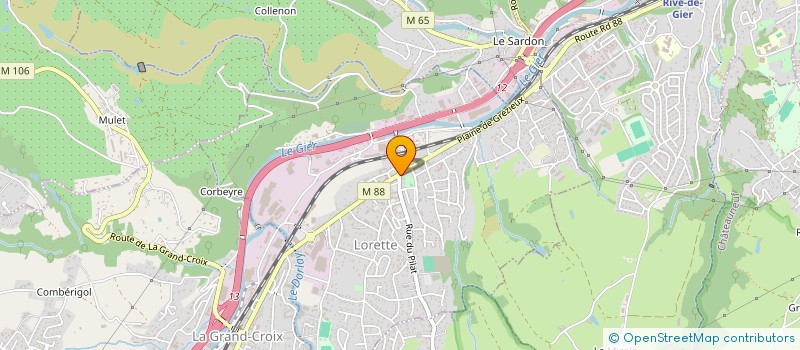 localisation de l'entreprise MONSIEUR ABDERRAHMAN NAGUEZ  LORETTE