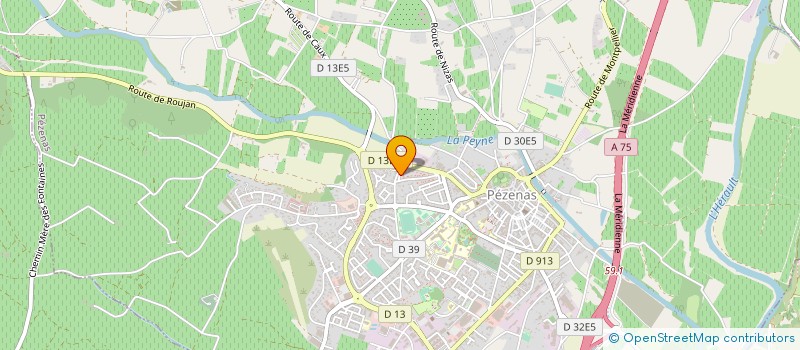 localisation de l'entreprise MONSIEUR ABDERRAHMAN OUASSAIDI à PEZENAS