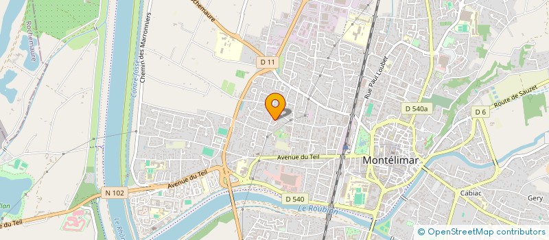 localisation de l'entreprise MONSIEUR ABDERRAHMANE ABBAD à MONTELIMAR