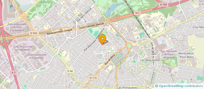 localisation de l'entreprise MONSIEUR ABDERRAHMANE ABOUDYA à AULNAY-SOUS-BOIS