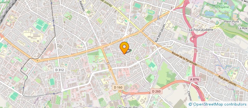 localisation de l'entreprise MONSIEUR ABDERRAHMANE ADJAL à ANGERS