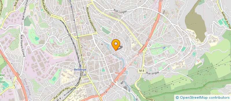 localisation de l'entreprise MONSIEUR ABDERRAHMANE AGZZOUM  SAINT-ETIENNE