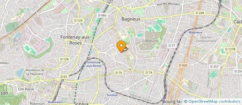 localisation de l'entreprise MONSIEUR ABDERRAHMANE AIDOUD à FONTENAY-AUX-ROSES