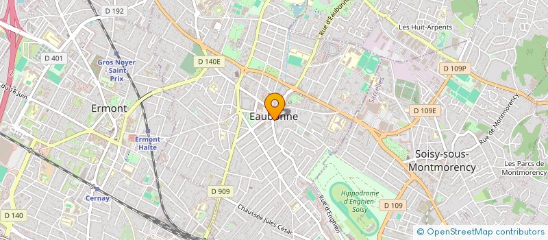 localisation de l'entreprise MONSIEUR ABDERRAHMANE AISSAOUI  EAUBONNE