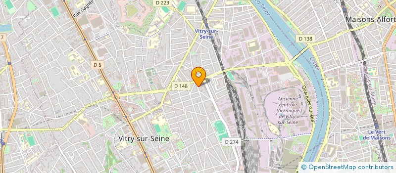 localisation de l'entreprise MONSIEUR ABDERRAHMANE ALI KHOUDJA  VITRY-SUR-SEINE