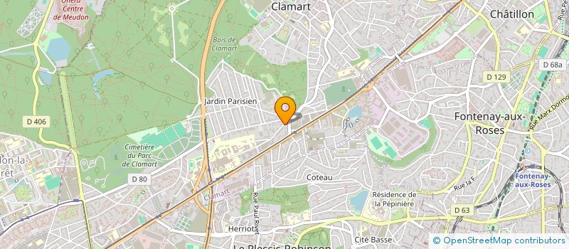 localisation de l'entreprise MONSIEUR ABDERRAHMANE ALLOUACHE à CLAMART